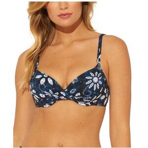 Bleu by Rod Beattie Printed Underwire Bikini Top
